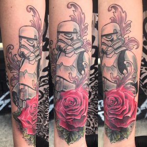 St Pete Tattoo Stormtrooper Rose Tattoo by J Michael Taylor