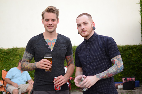 St Pete Tattoo Shop Guys at Green Bench Art Show