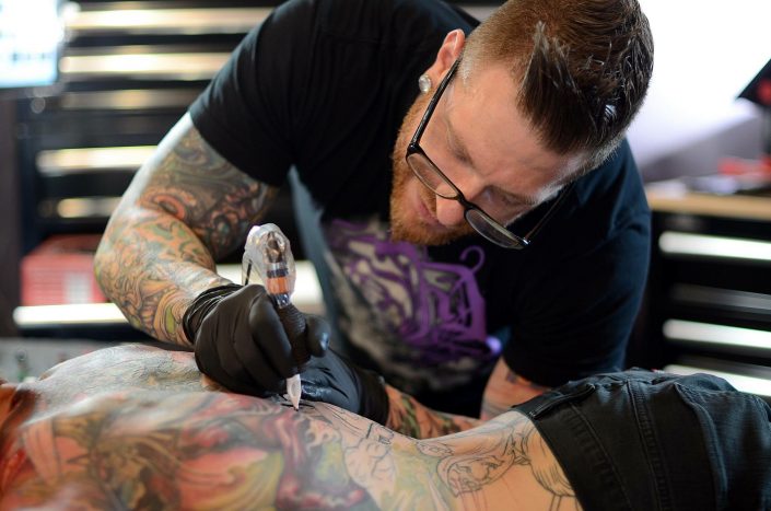 St Pete Tattoo Shop J Michael Taylor Tattooing Back