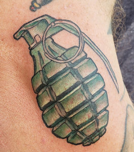 St Pete Tattoo Grenade by Amanda Banx