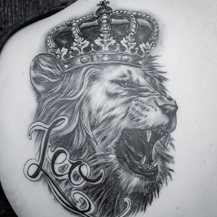 King Leo St Pete Tattoo