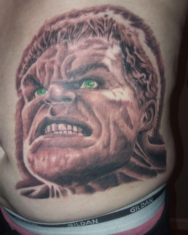Premium Vector  Hulk tattoo design illustration vector art